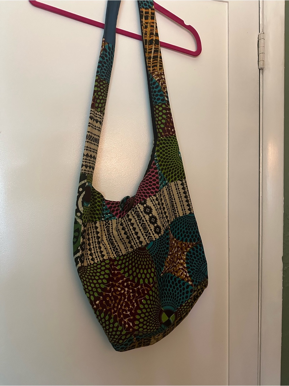 Boho Multicolor Patchwork Shoulder Bag